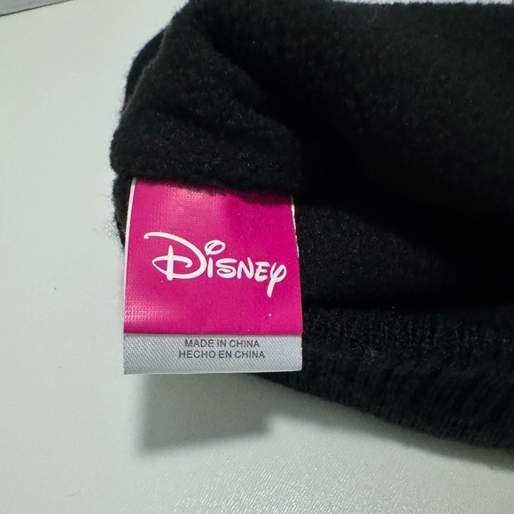 Disney Minnie Mouse Bow Beanie Hat with Gold studded hearts & embroidere… - Picture 5 of 7